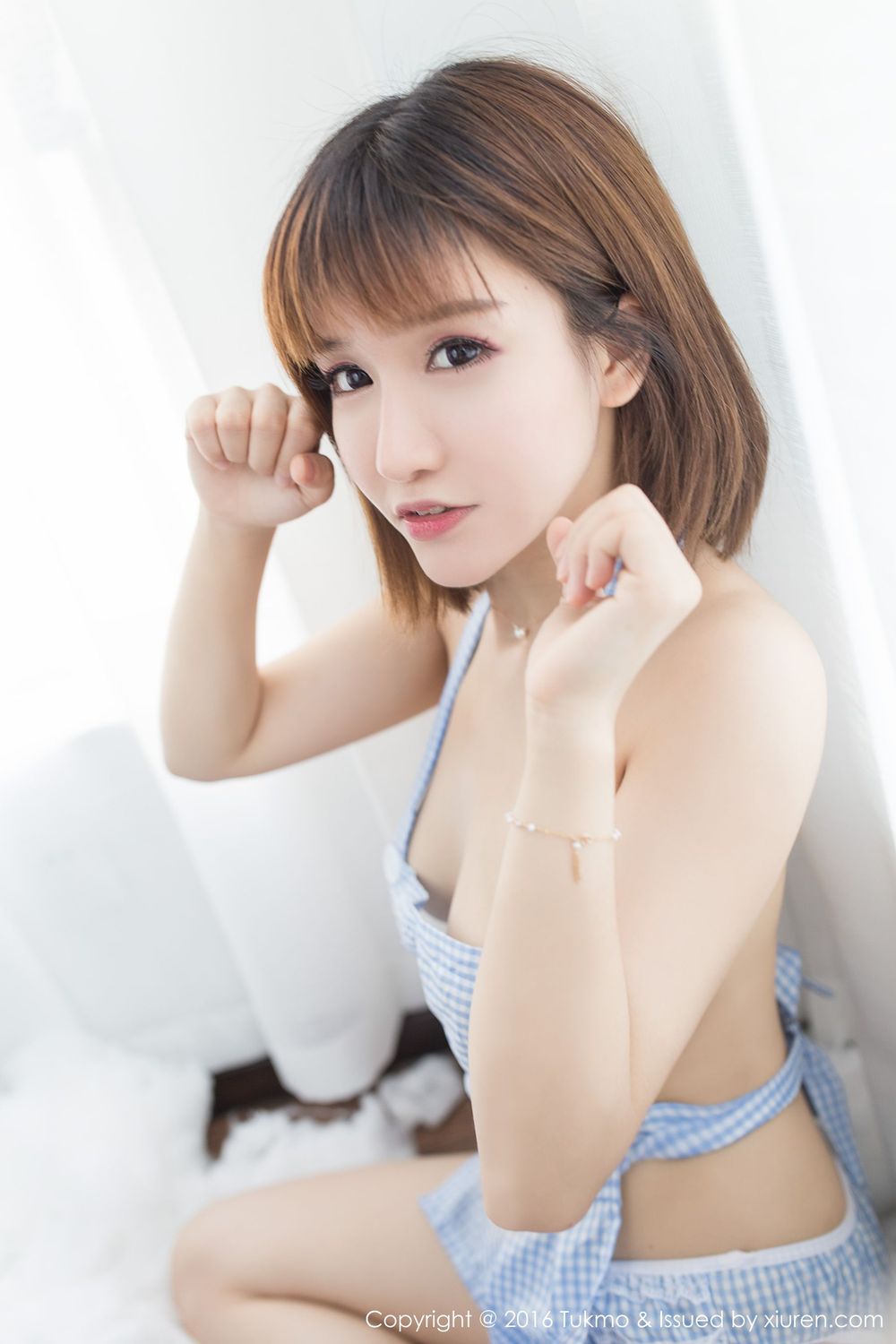 软萌美少女K8傲娇萌萌Vivian - 厨娘+浴室湿身系列写真