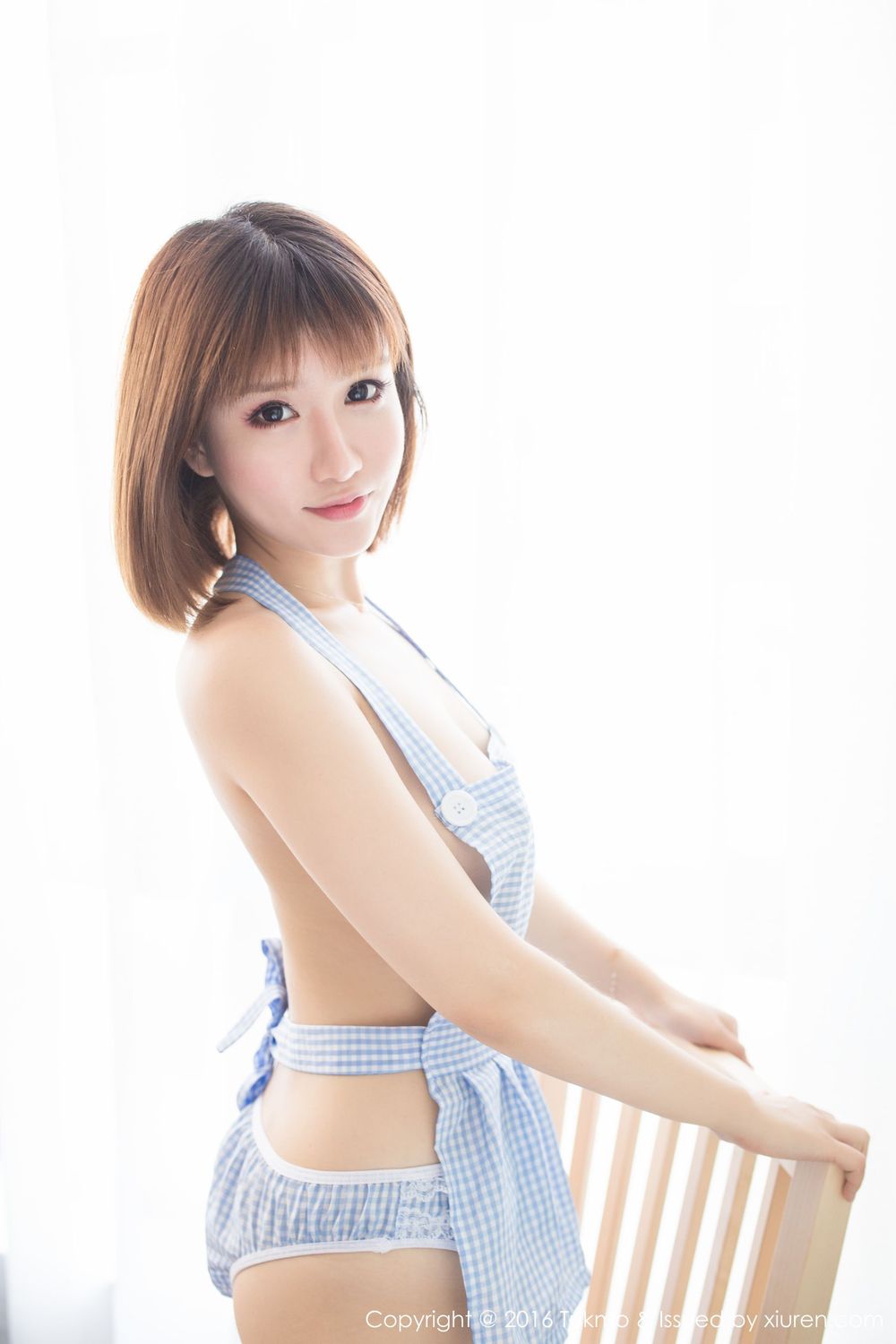 软萌美少女K8傲娇萌萌Vivian - 厨娘+浴室湿身系列写真