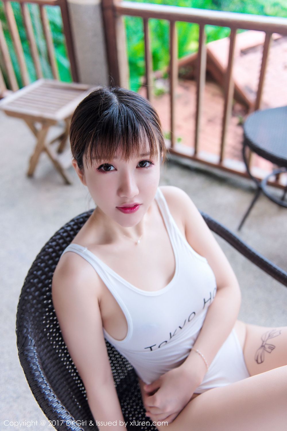 日系女神傲娇萌萌Vivian - 泳装+高叉+湿身系列普吉岛写真