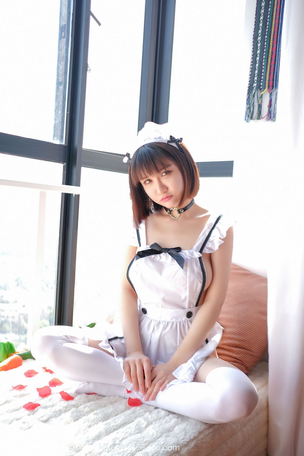 美女模特K8傲娇萌萌 - 女仆装+黄瓜主题写真
