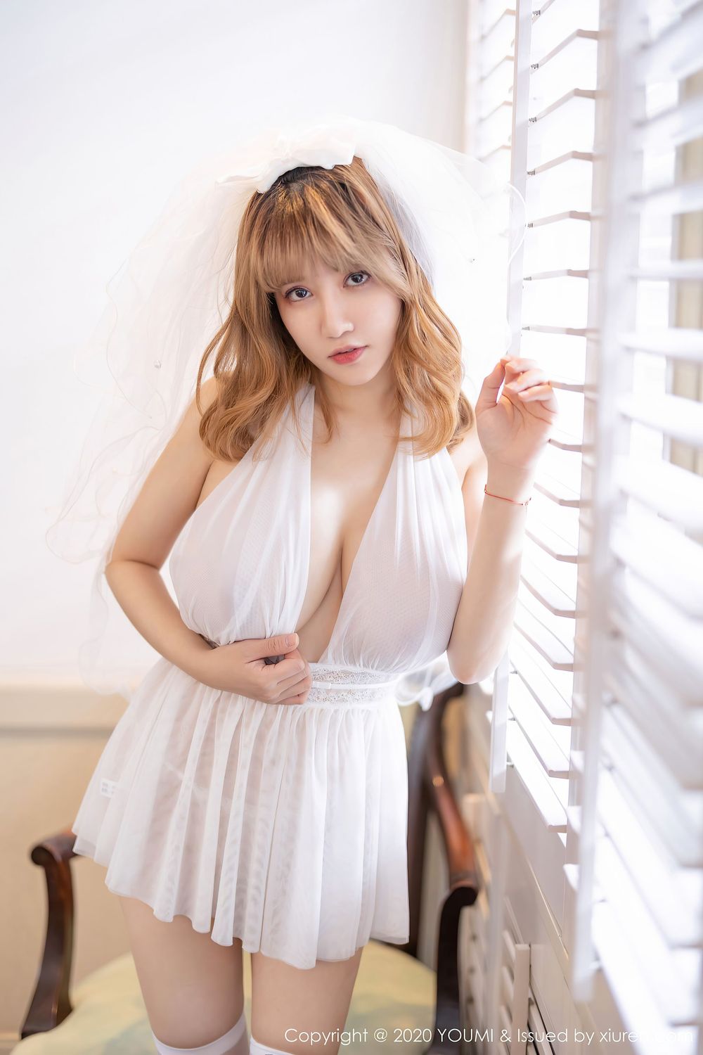 美女模特周大萌 - 雪白婚纱新娘唯美系列杭州旅拍