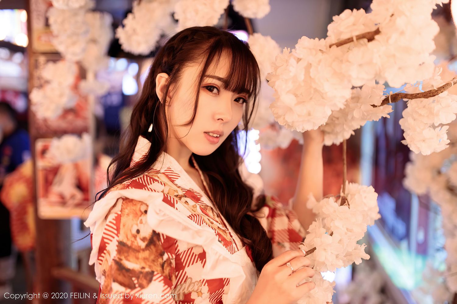美女模特小波多 - 厨娘+和服日系风格私房写真