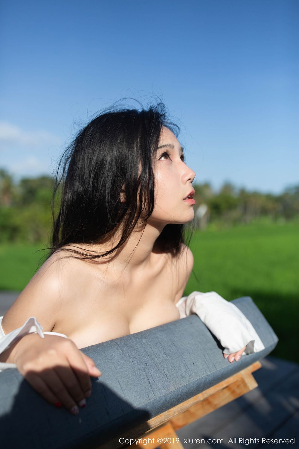 性感女神徐微微mia - 白衬衫湿身系列巴厘岛旅拍