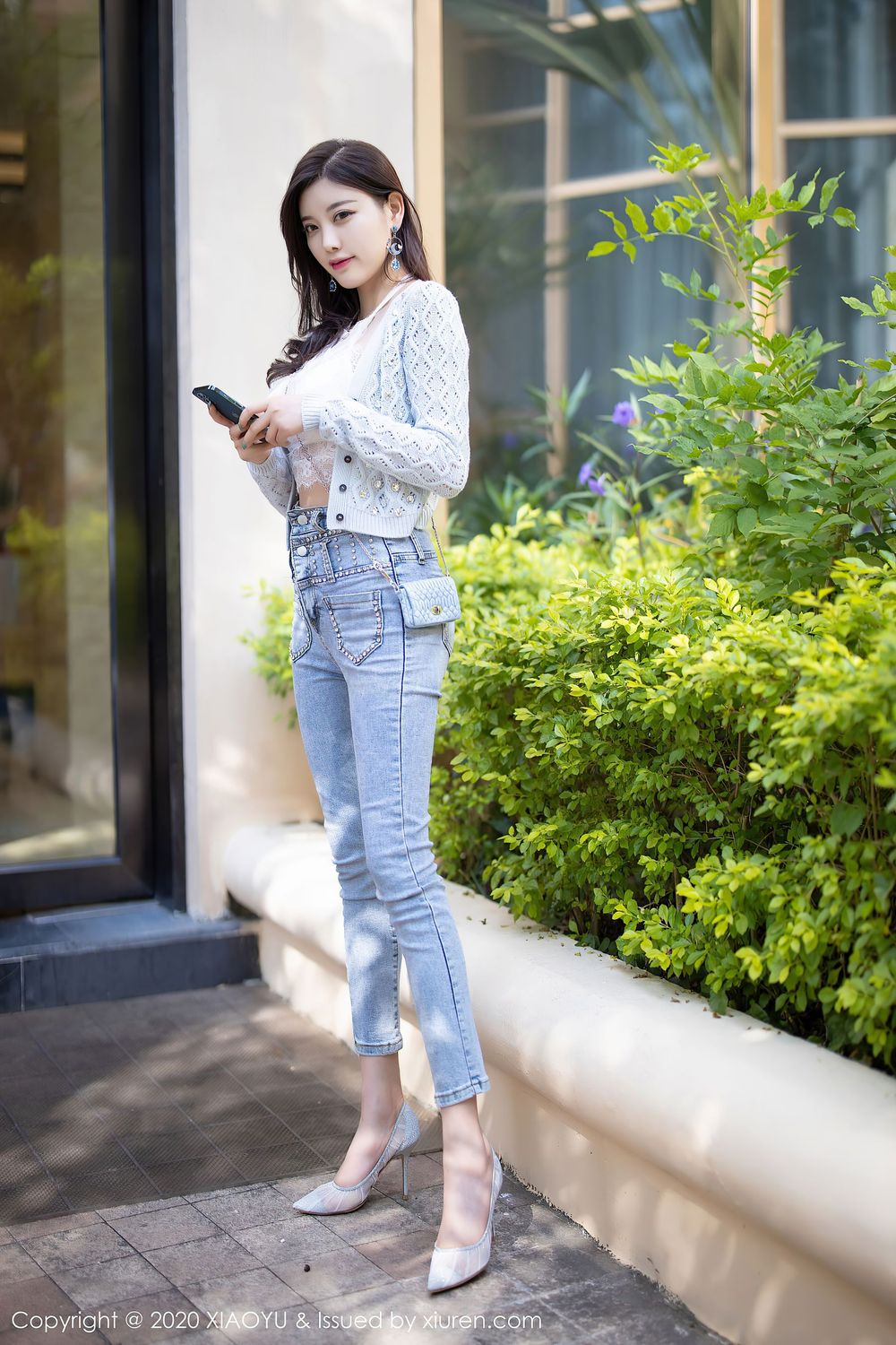 丽质女神杨晨晨sugar - 率性牛仔裤与蕾丝内衣系列性感写真