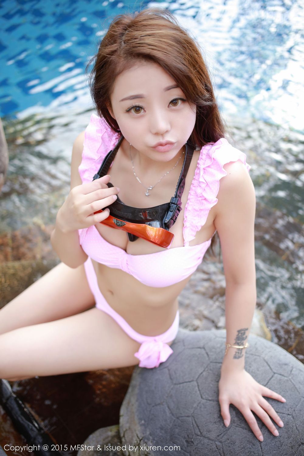 美女模特佘贝拉bella - 粉色比基尼系列龙目岛旅拍