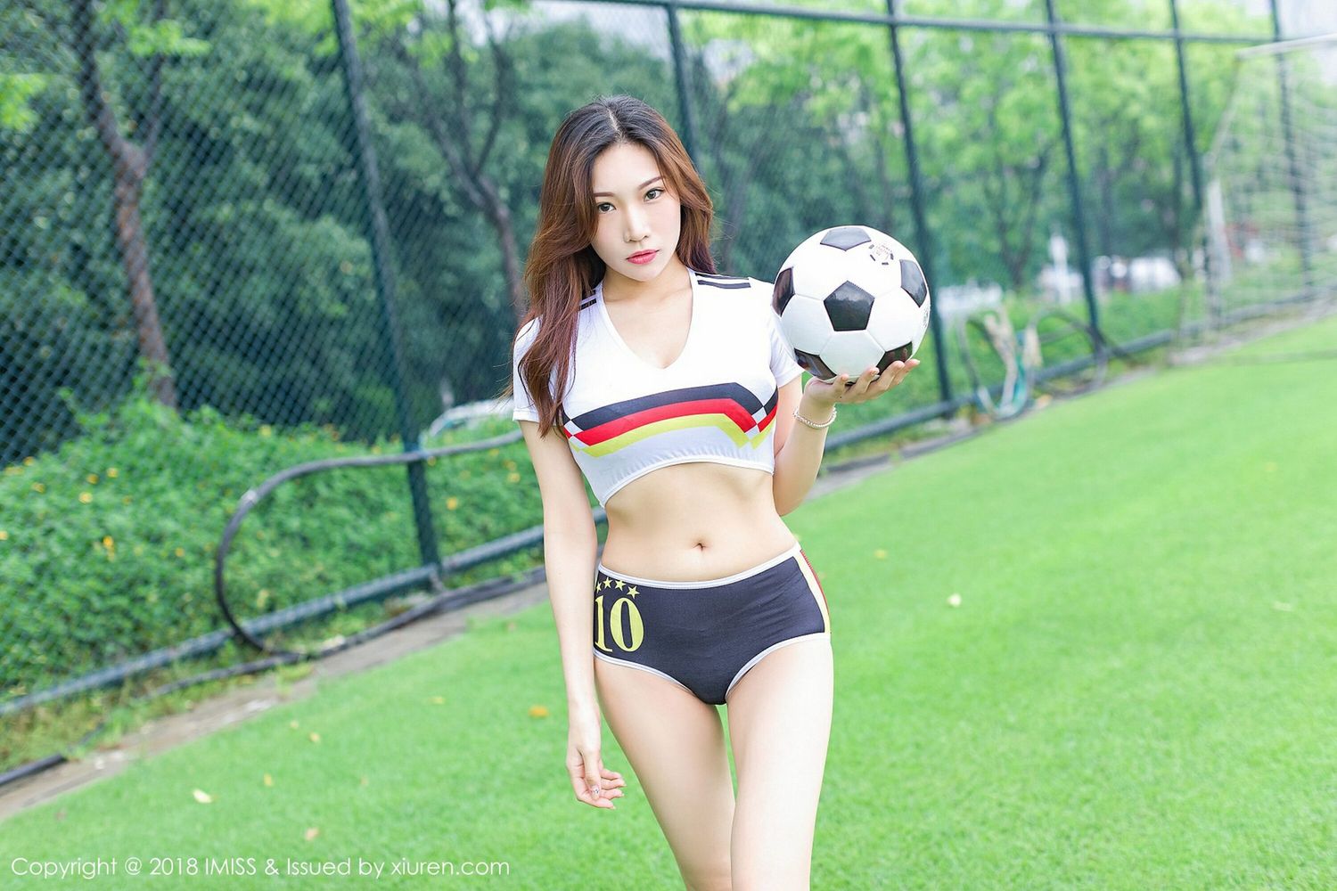性感女神小狐狸Sica - 化身世界杯足球宝贝系列写真