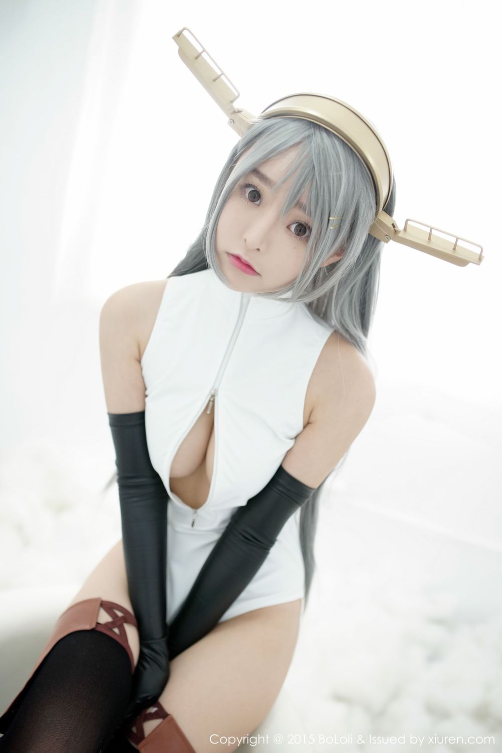 美女模特柳侑绮Sevenbaby - 舰娘collection开胸泳衣版写真