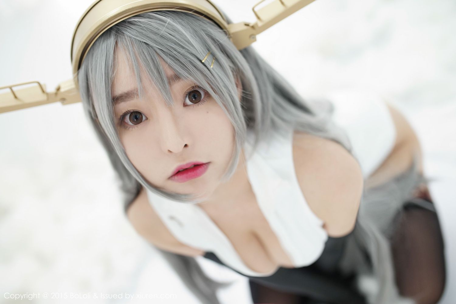 美女模特柳侑绮Sevenbaby - 舰娘collection开胸泳衣版写真