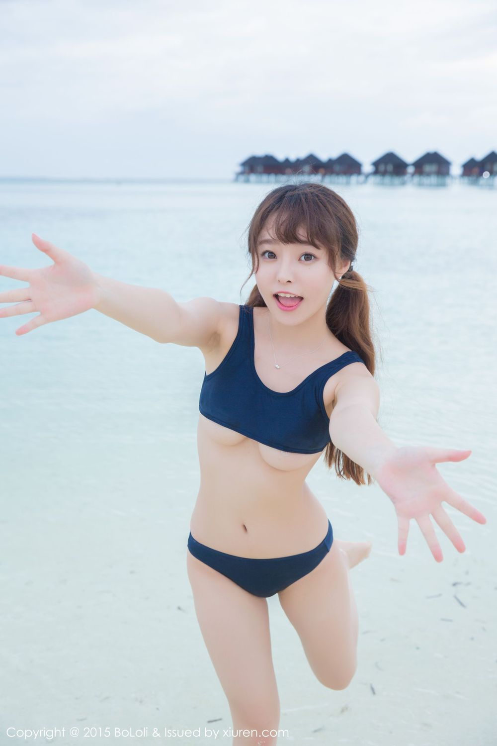 美女模特柳侑绮Sevenbaby - 比基尼+死库水马尔代夫旅拍