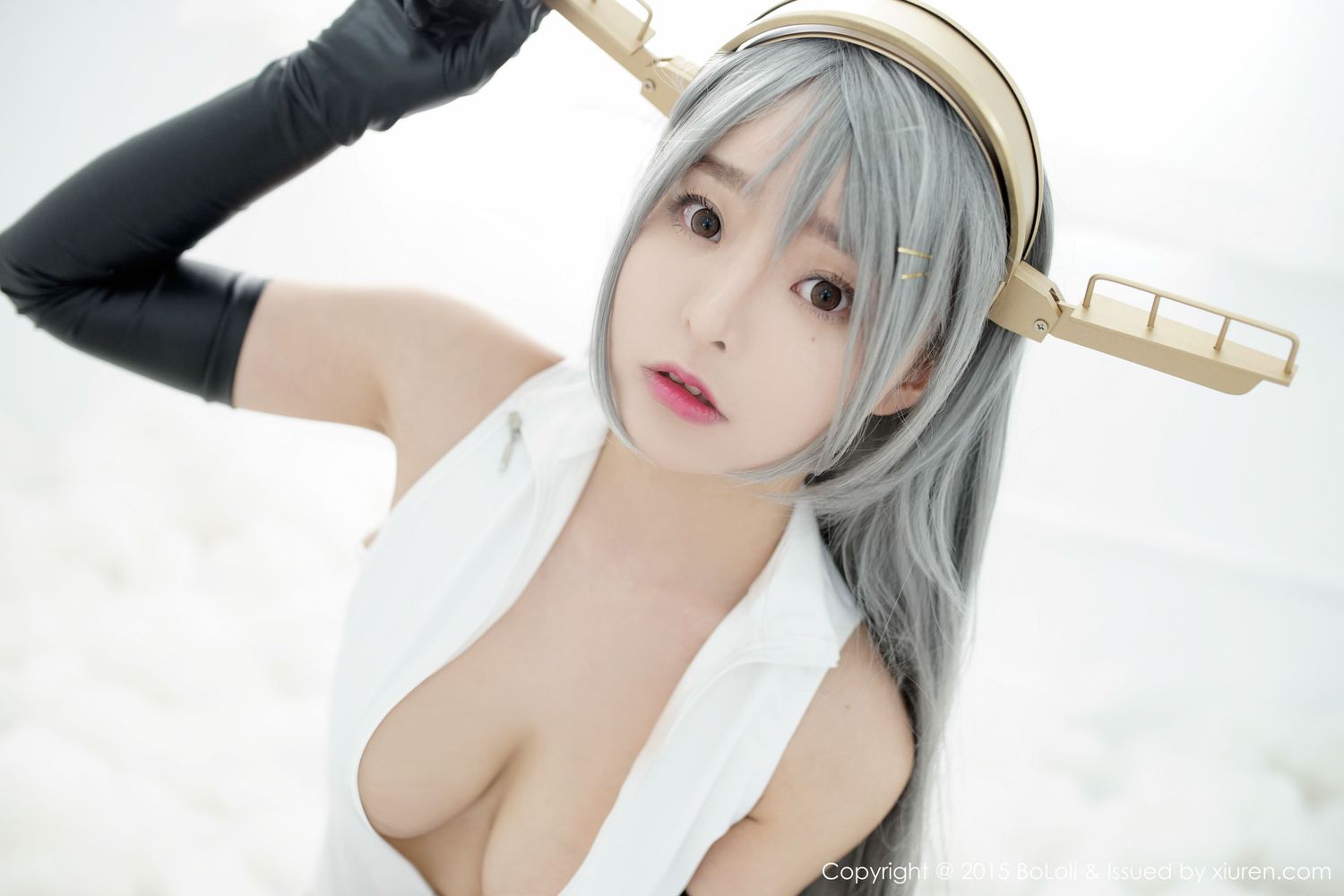 美女模特柳侑绮Sevenbaby - 舰娘collection开胸泳衣版写真