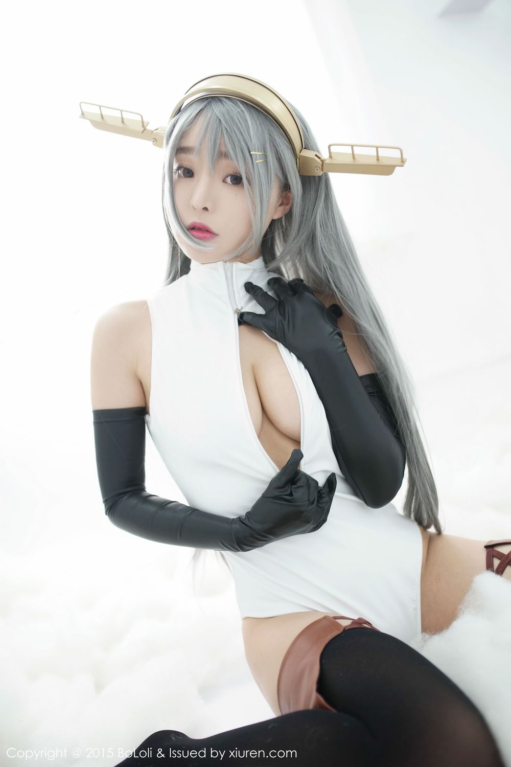 美女模特柳侑绮Sevenbaby - 舰娘collection开胸泳衣版写真