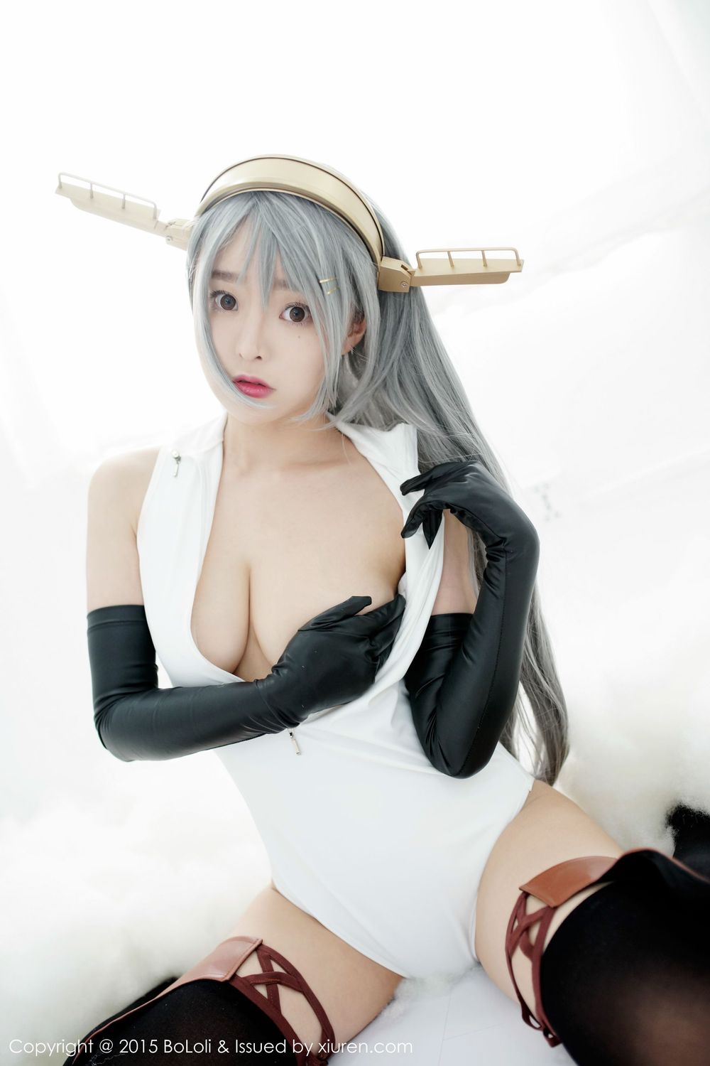 美女模特柳侑绮Sevenbaby - 舰娘collection开胸泳衣版写真