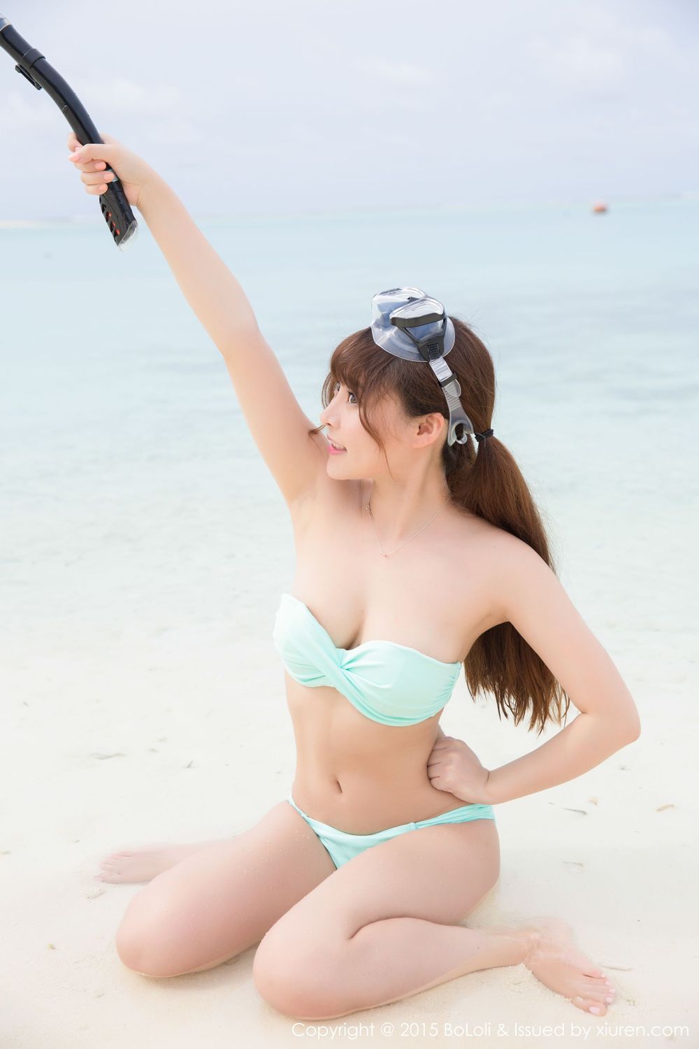 模特柳侑绮Sevenbaby - 海边湿身篇马尔代夫旅拍