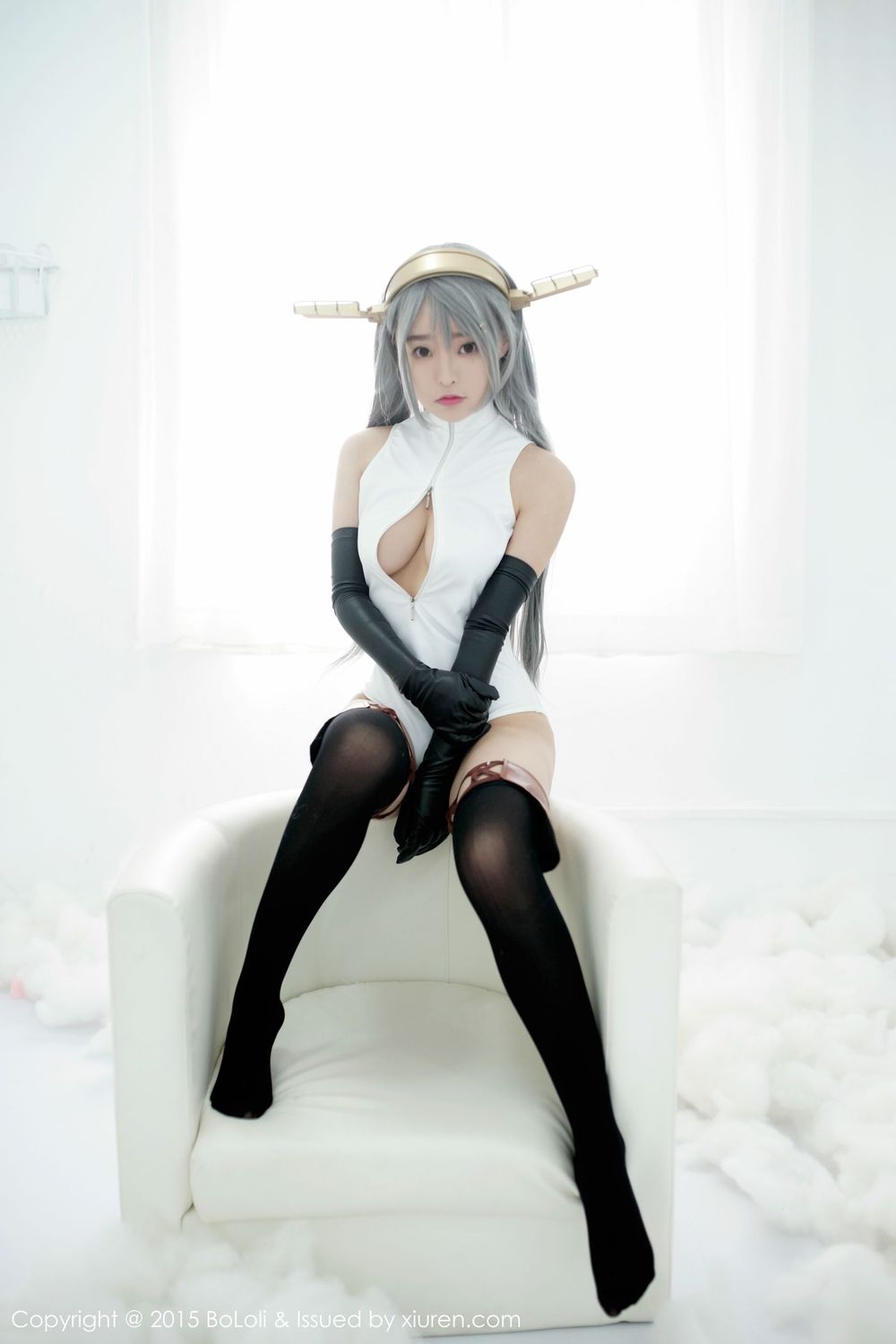 美女模特柳侑绮Sevenbaby - 舰娘collection开胸泳衣版写真