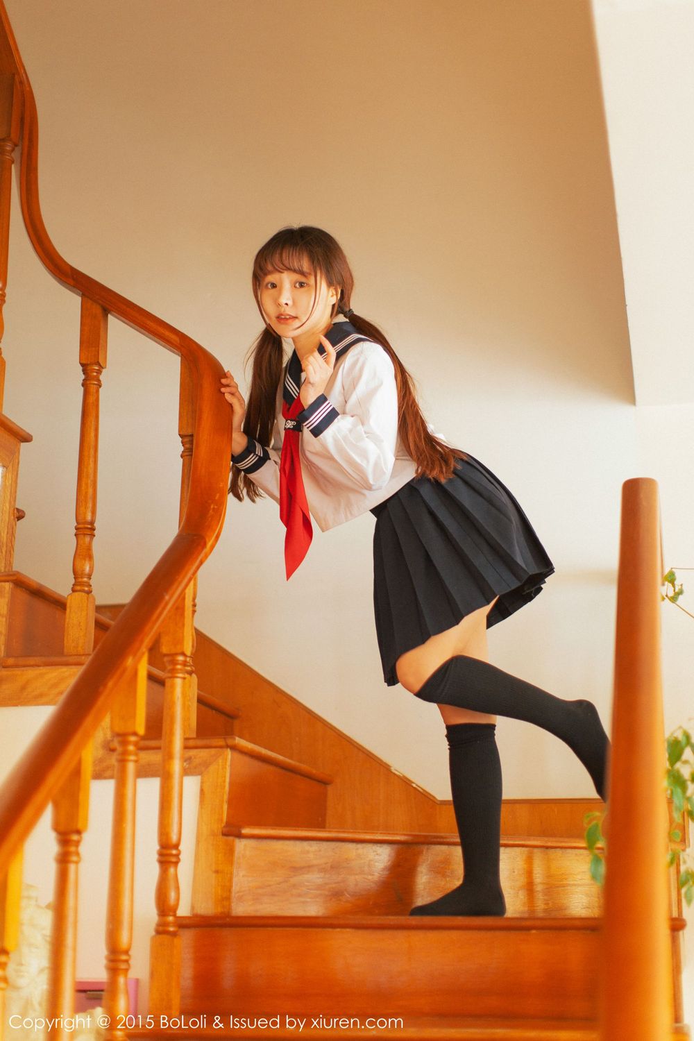 美女模特柳侑绮Sevenbaby - 学生妹日系风味写真