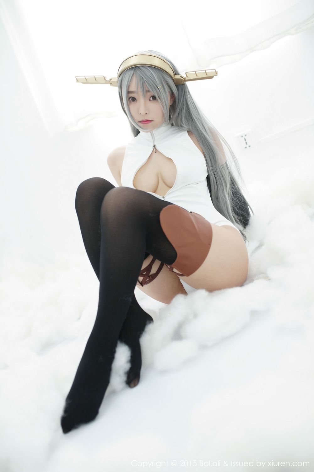 美女模特柳侑绮Sevenbaby - 舰娘collection开胸泳衣版写真