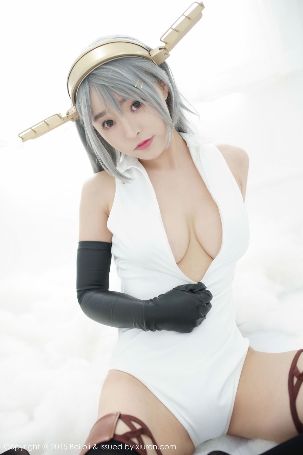 美女模特柳侑绮Sevenbaby - 舰娘collection开胸泳衣版写真