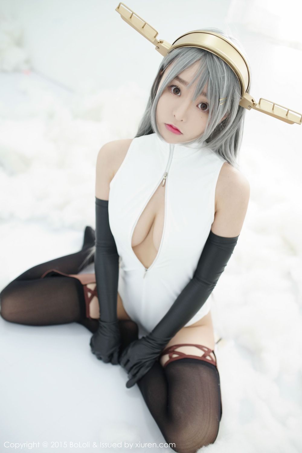 美女模特柳侑绮Sevenbaby - 舰娘collection开胸泳衣版写真
