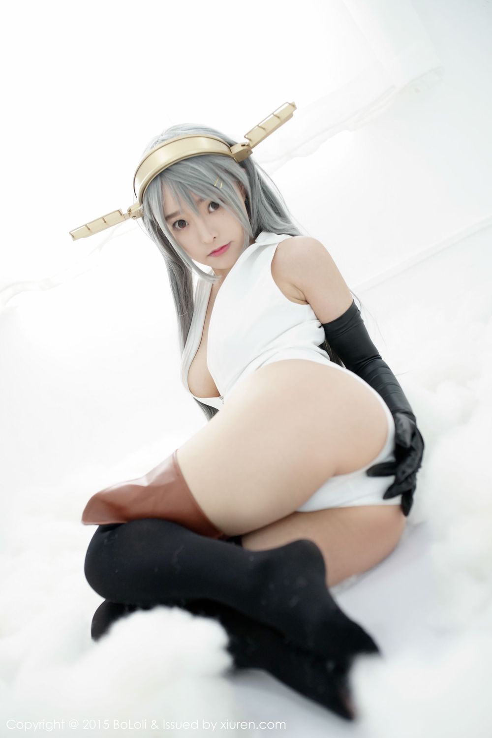 美女模特柳侑绮Sevenbaby - 舰娘collection开胸泳衣版写真