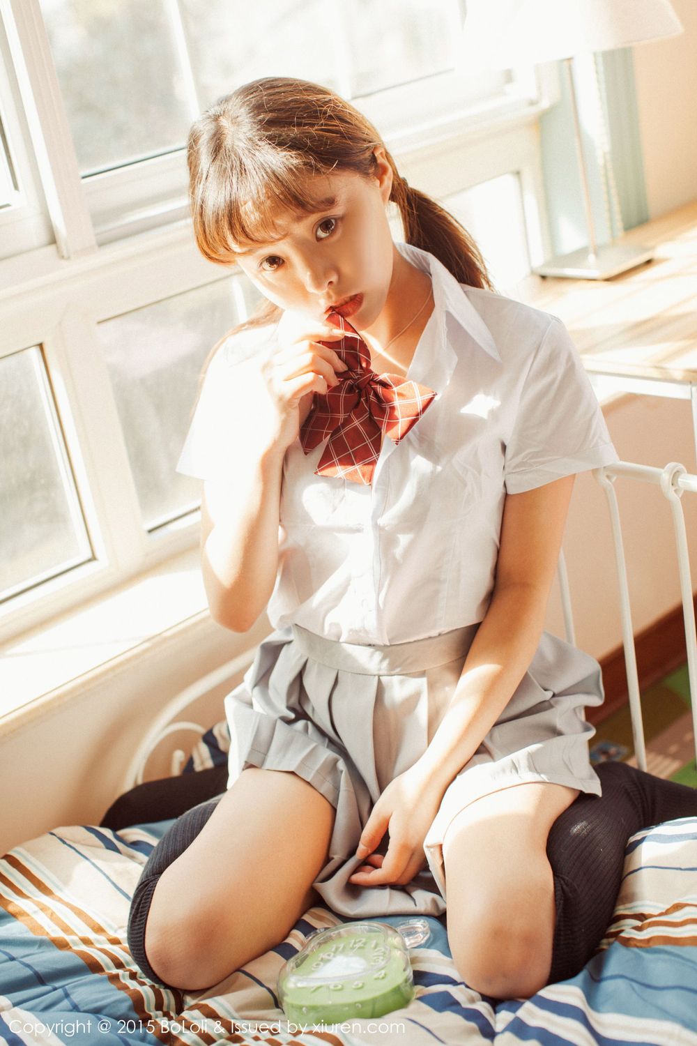 美女模特柳侑绮Sevenbaby - 学生妹日系风味写真