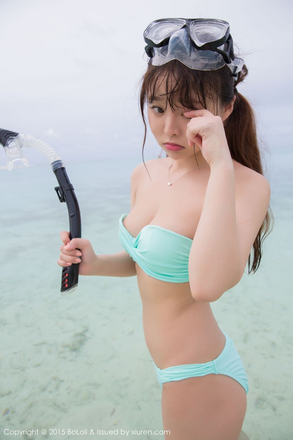 模特柳侑绮Sevenbaby - 海边湿身篇马尔代夫旅拍