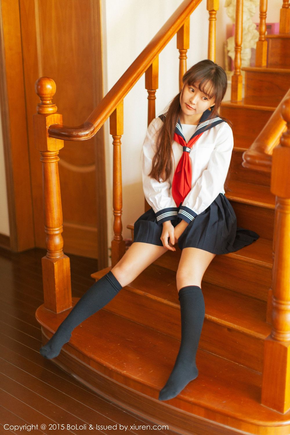 美女模特柳侑绮Sevenbaby - 学生妹日系风味写真