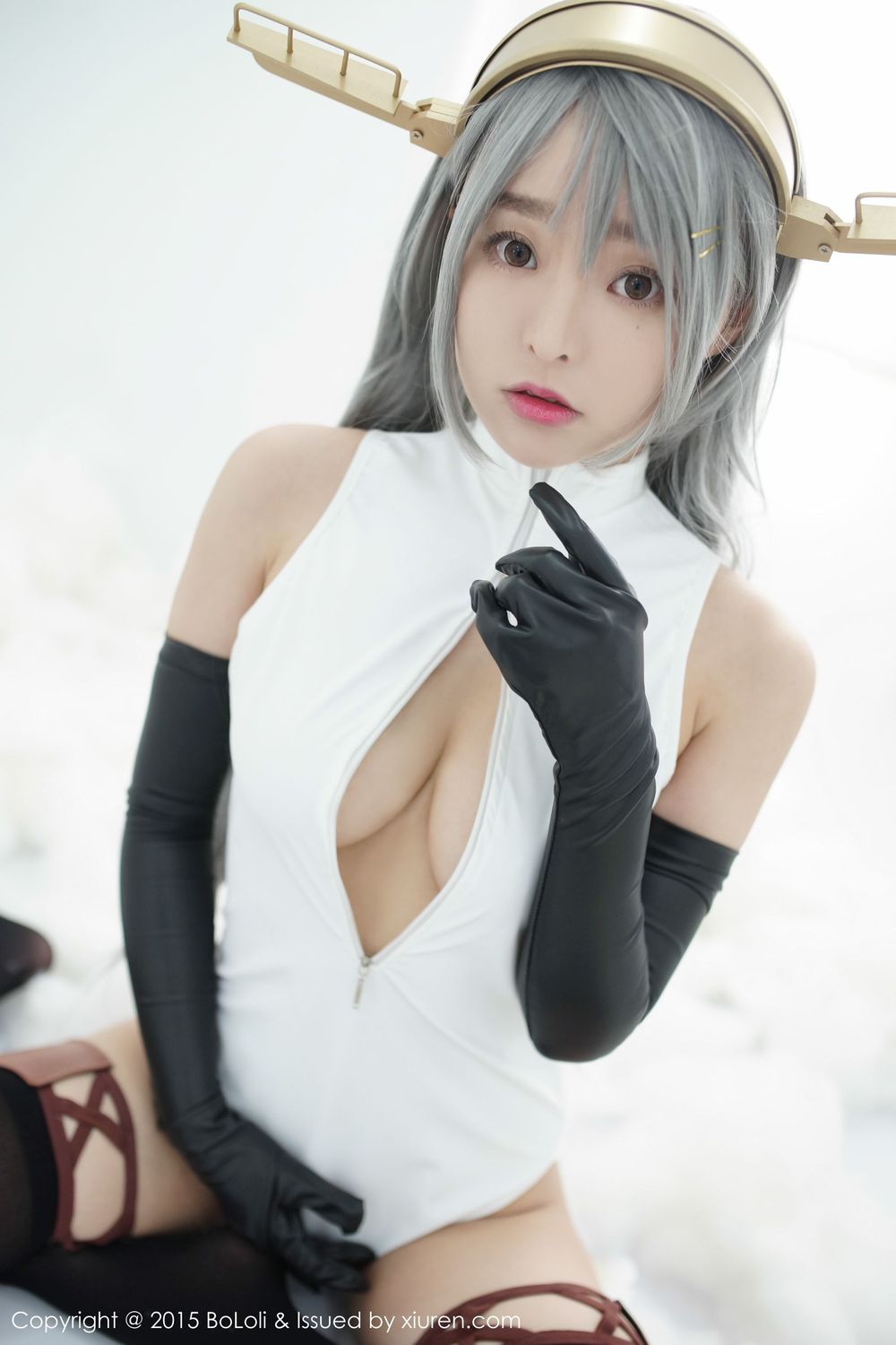 美女模特柳侑绮Sevenbaby - 舰娘collection开胸泳衣版写真