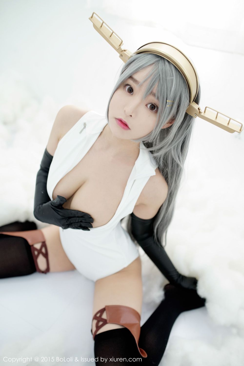 美女模特柳侑绮Sevenbaby - 舰娘collection开胸泳衣版写真
