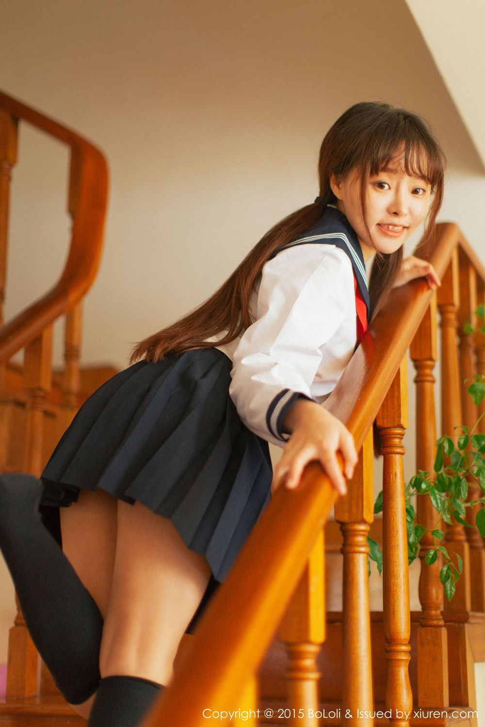美女模特柳侑绮Sevenbaby - 学生妹日系风味写真