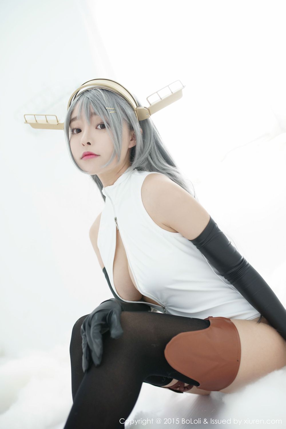 美女模特柳侑绮Sevenbaby - 舰娘collection开胸泳衣版写真