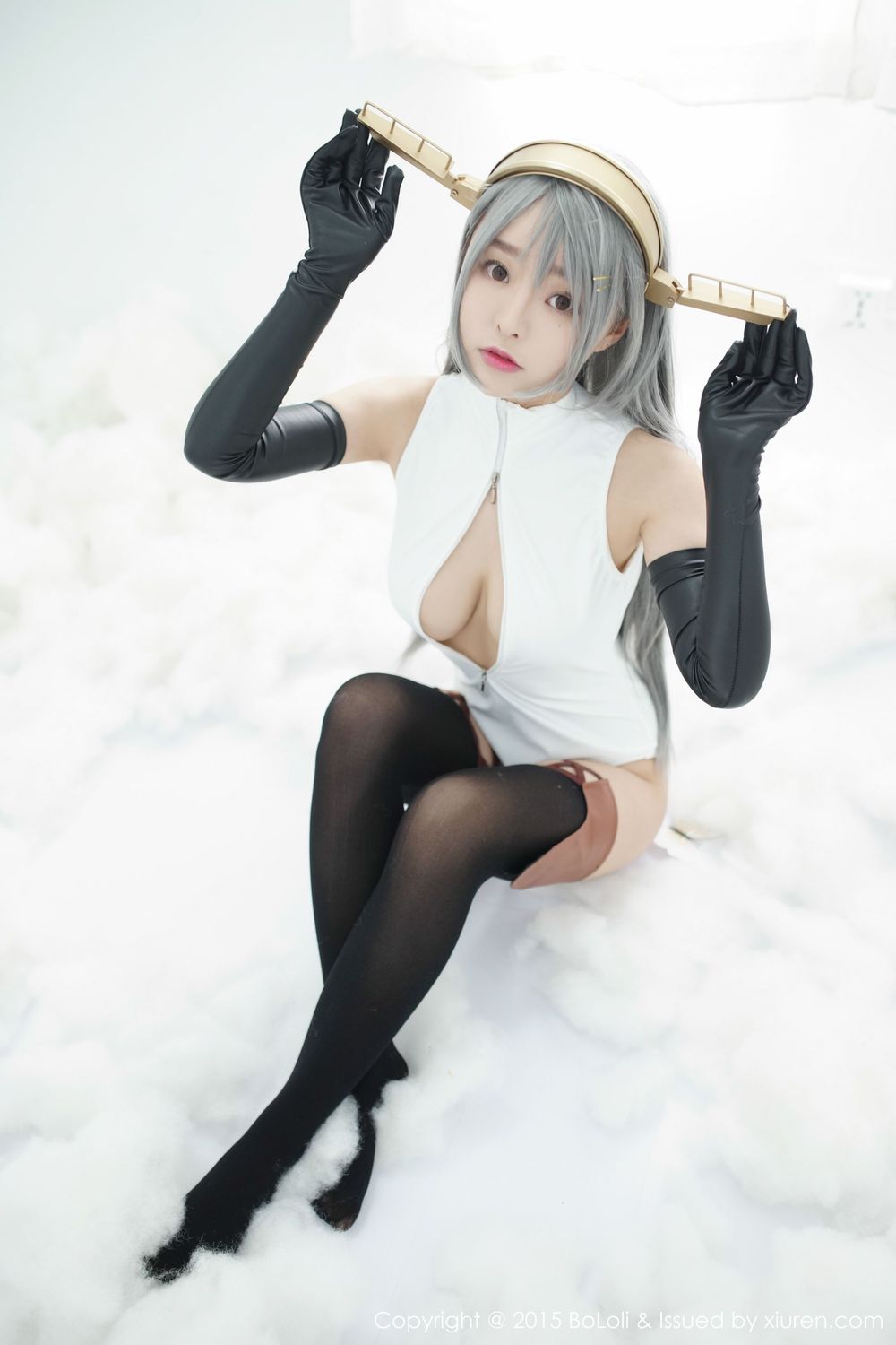 美女模特柳侑绮Sevenbaby - 舰娘collection开胸泳衣版写真
