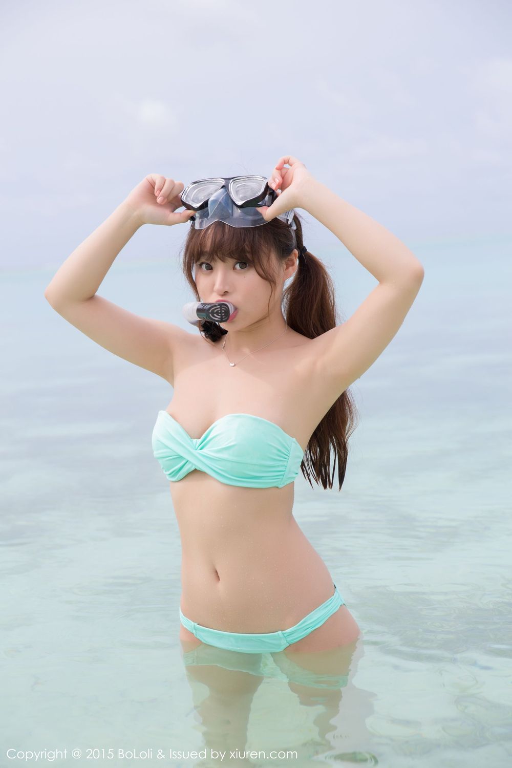 模特柳侑绮Sevenbaby - 海边湿身篇马尔代夫旅拍