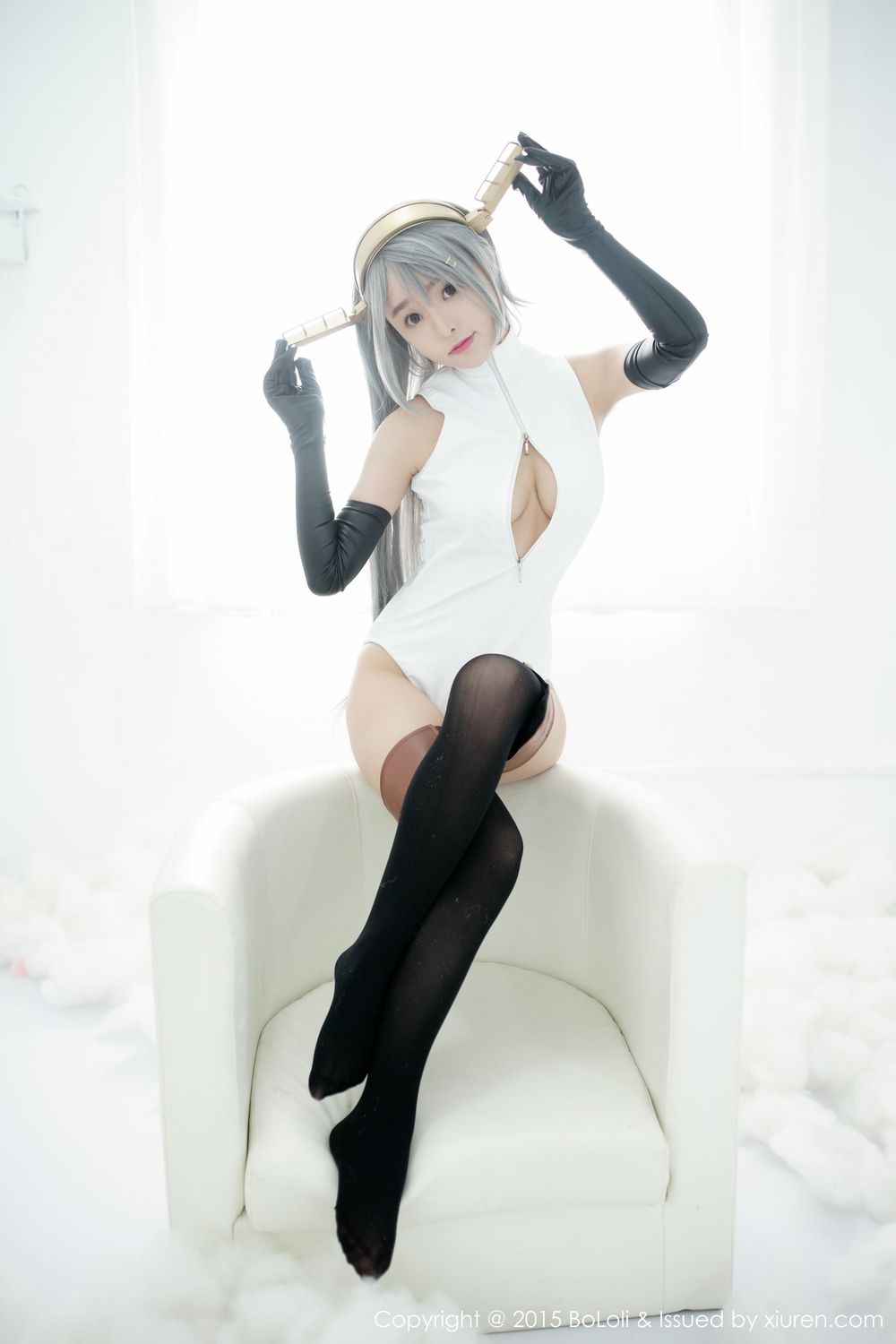 美女模特柳侑绮Sevenbaby - 舰娘collection开胸泳衣版写真