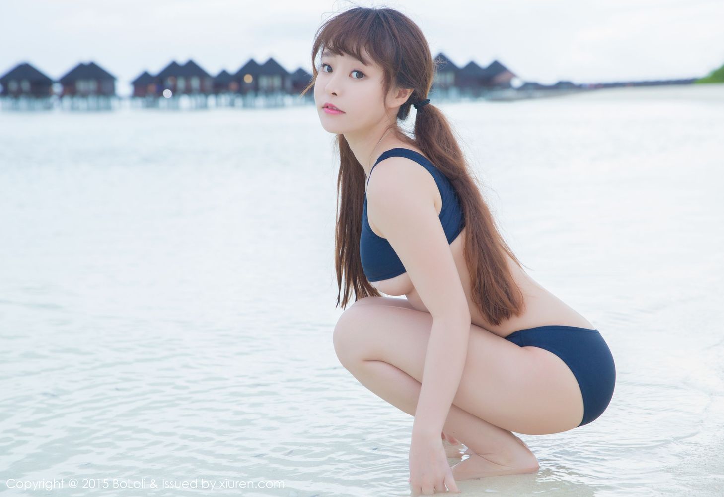 美女模特柳侑绮Sevenbaby - 比基尼+死库水马尔代夫旅拍