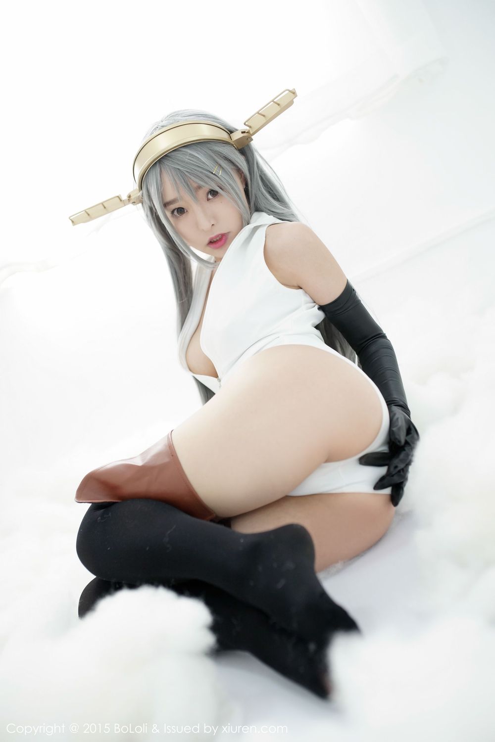 美女模特柳侑绮Sevenbaby - 舰娘collection开胸泳衣版写真