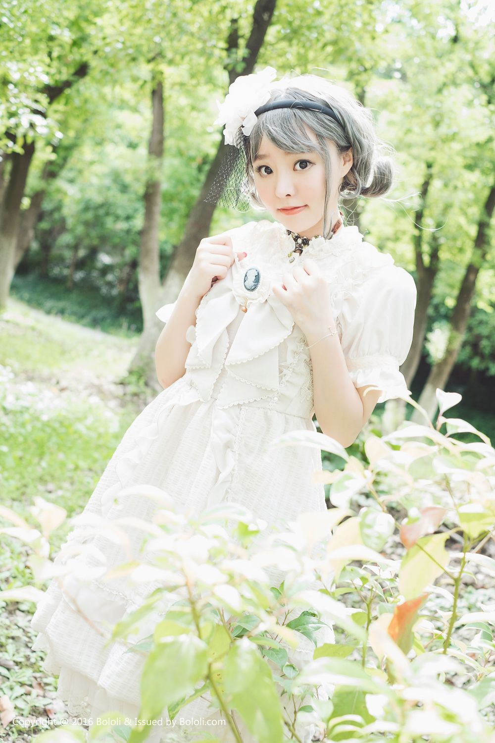美女模特柳侑绮 - 小清新长筒袜COS系列写真