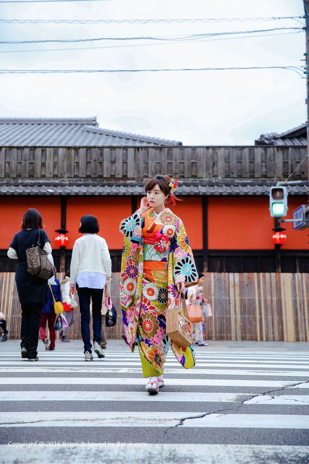 美女模特柳侑绮/七宝 - 多套服饰造型日本旅拍