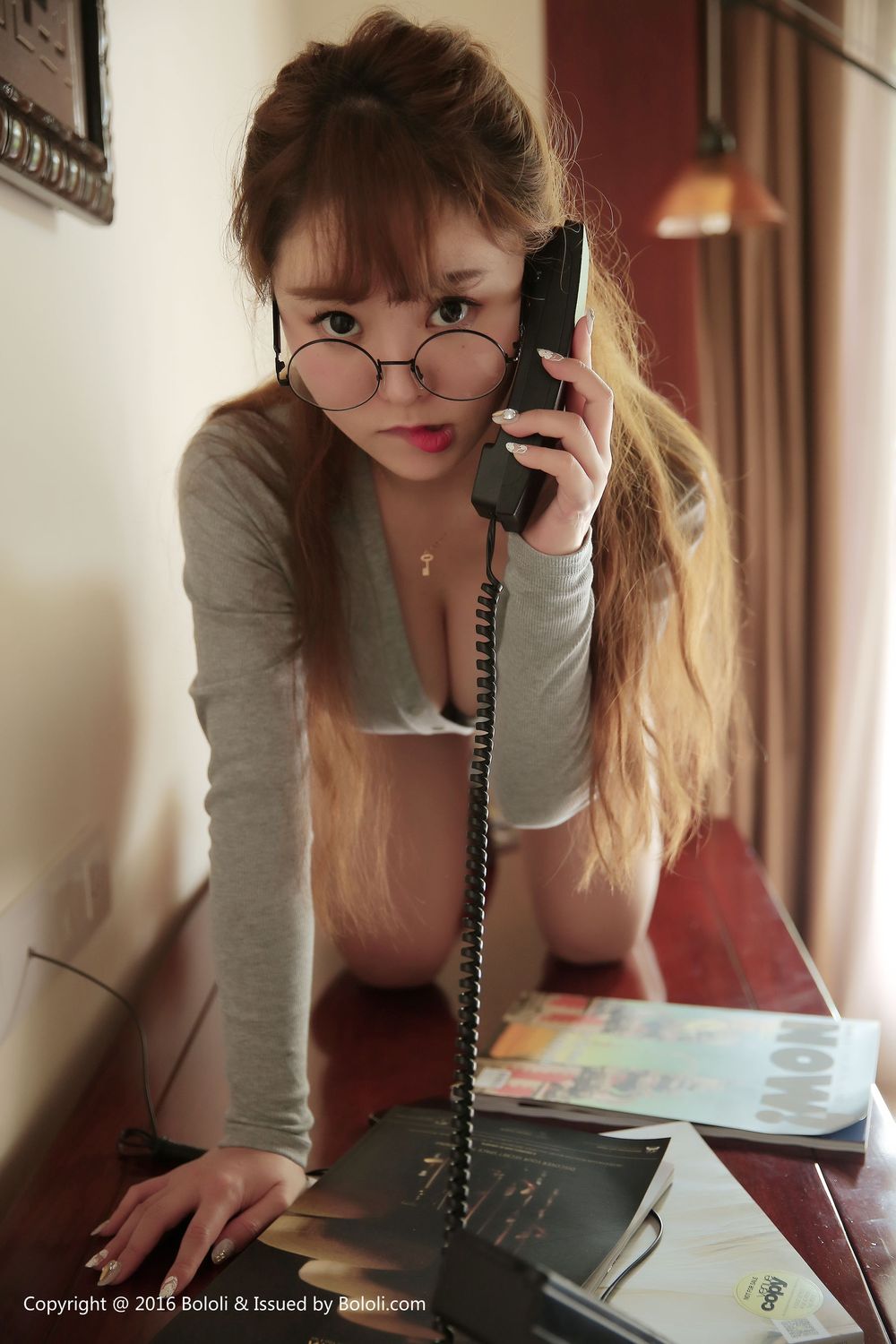 美女模特柳侑绮 - 百变的上司女友+比基尼主题写真
