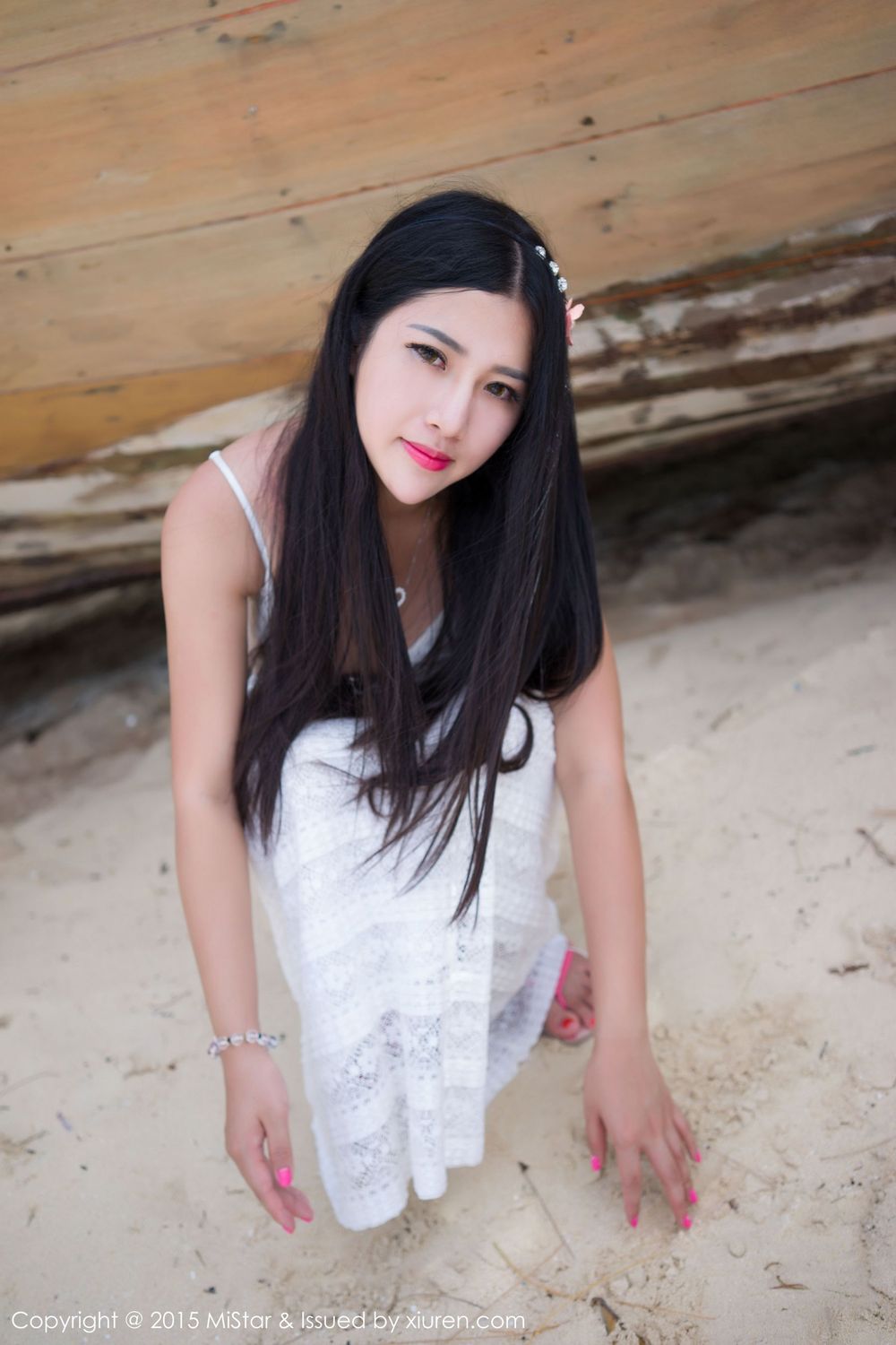 美女模特嘉嘉Tiffany - 吊裙+内衣系列普吉岛旅拍