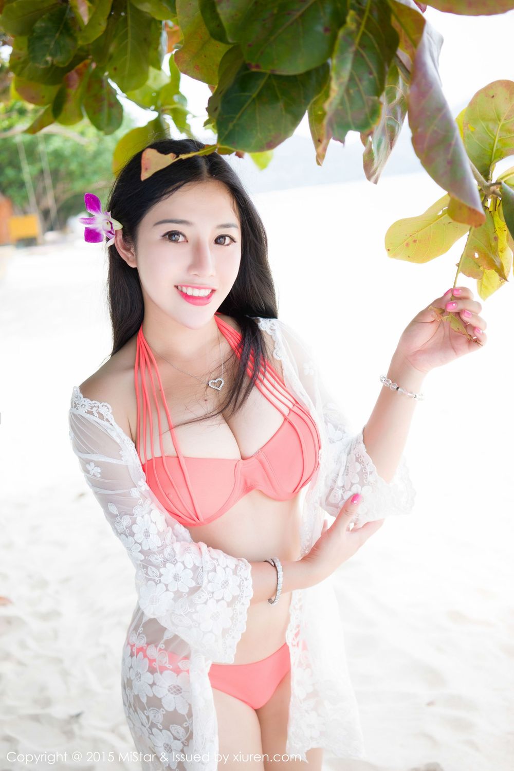 美女模特嘉嘉Tiffany - 黑丝+比基尼系列普吉岛旅拍