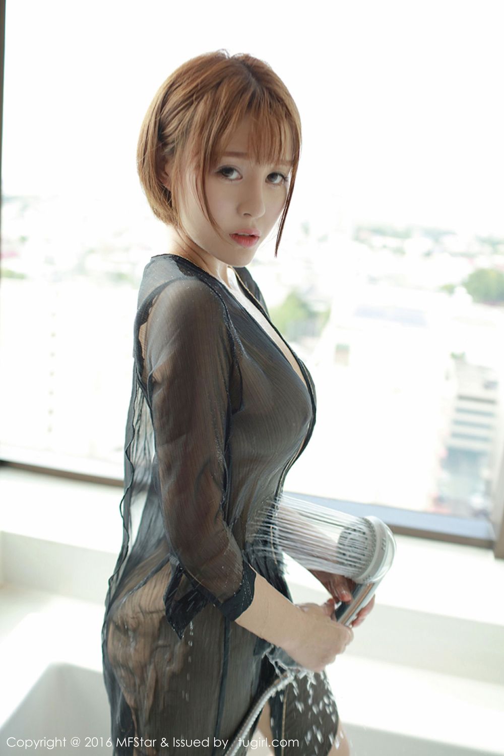 美女模特Evelyn艾莉 - 性感透视薄纱泰国心愿旅拍