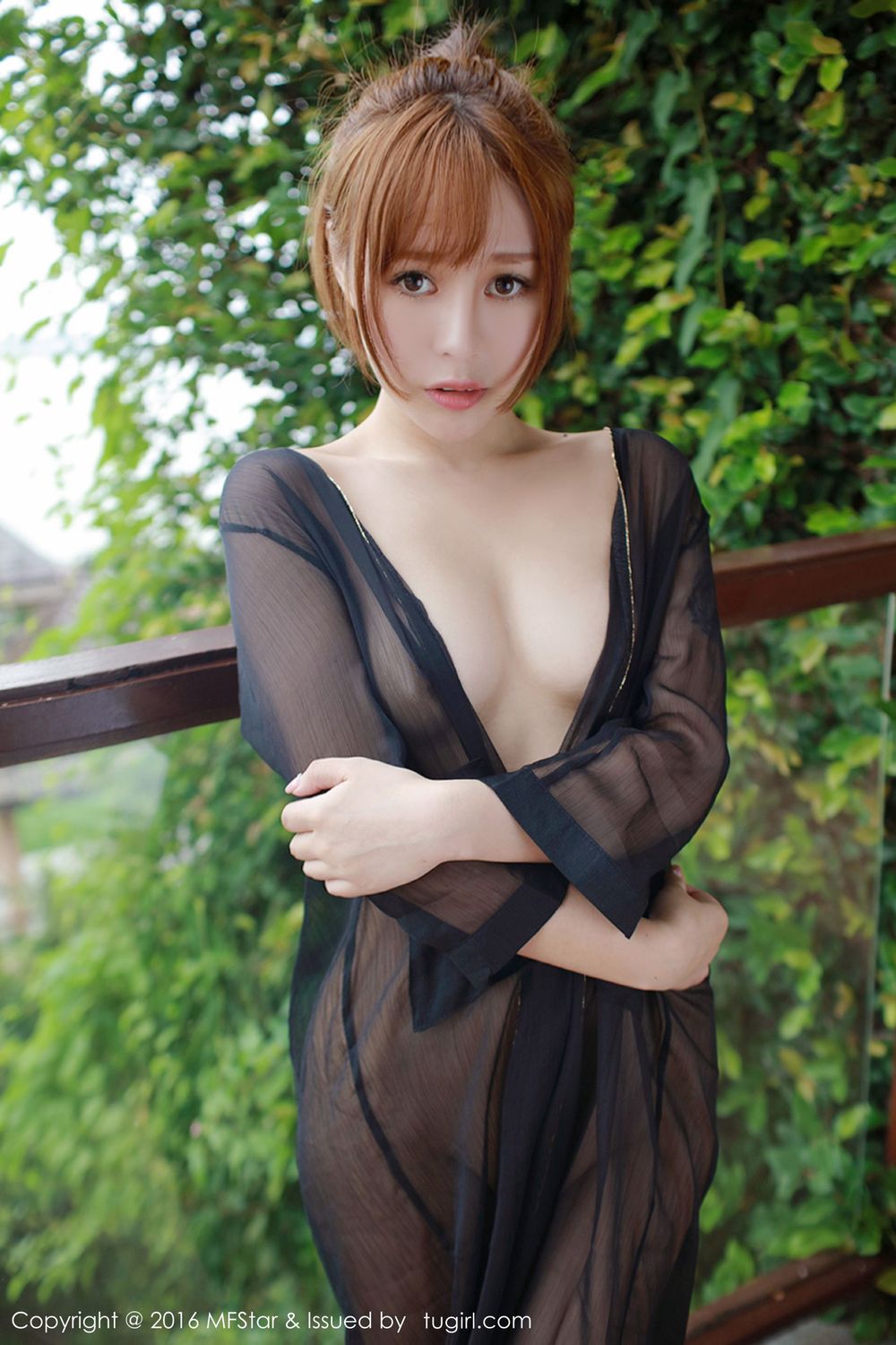 美女模特Evelyn艾莉 - 性感透视薄纱泰国心愿旅拍