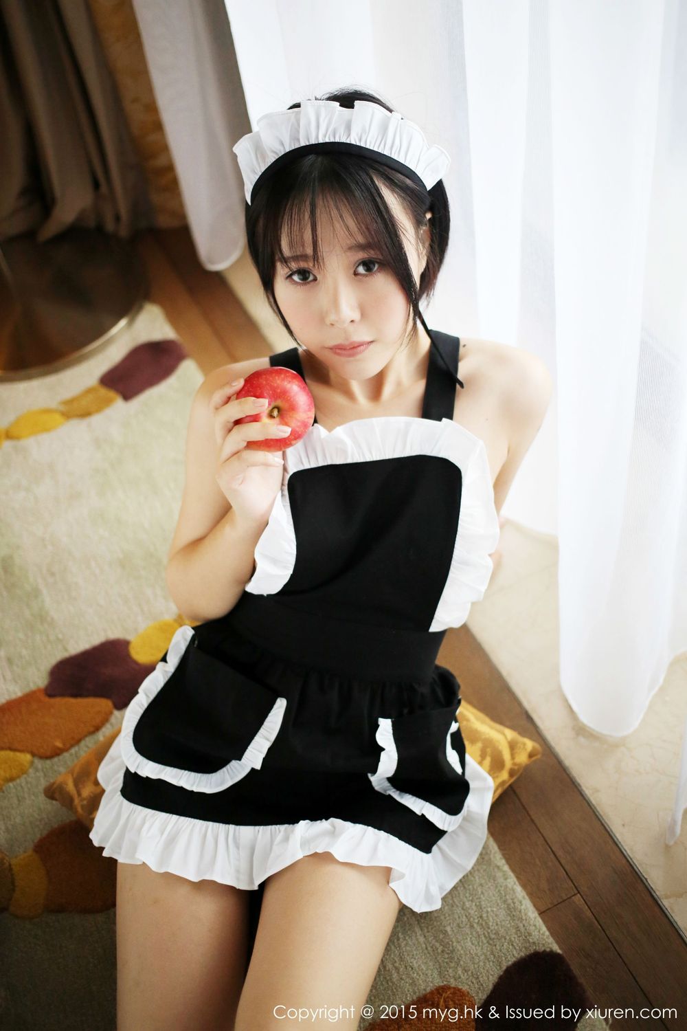 性感嫩模Evelyn艾莉 - 女仆厨娘装制服诱惑系列写真