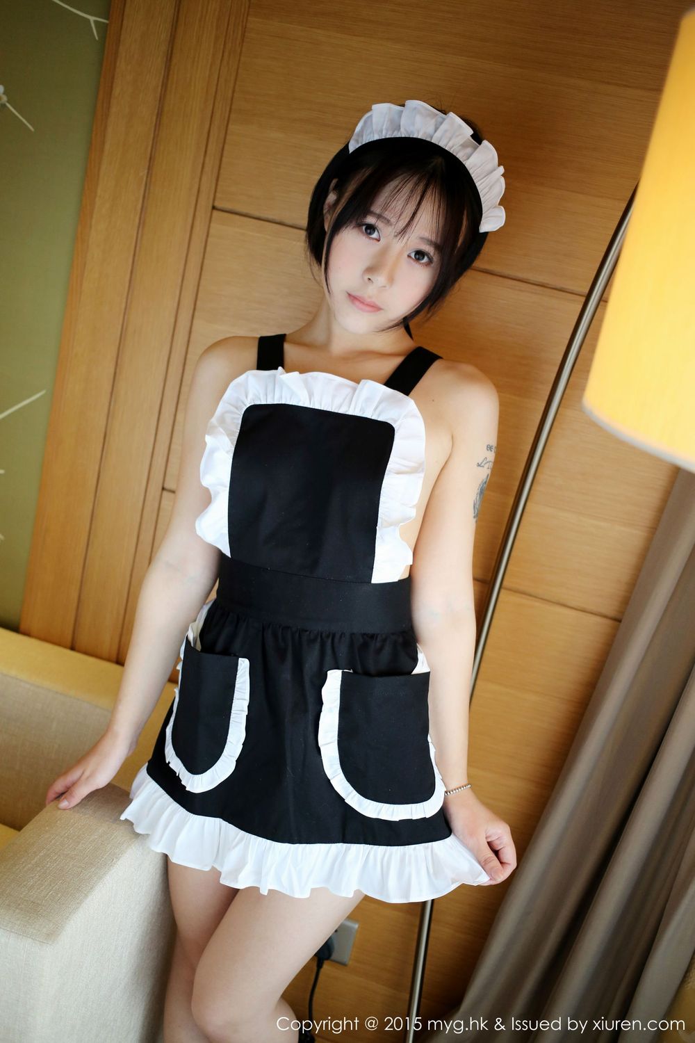 性感嫩模Evelyn艾莉 - 女仆厨娘装制服诱惑系列写真