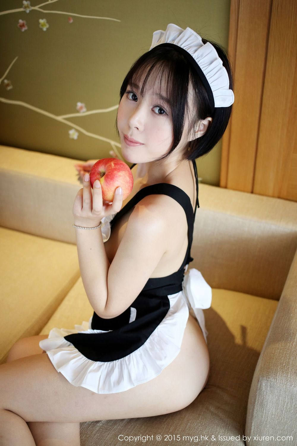 性感嫩模Evelyn艾莉 - 女仆厨娘装制服诱惑系列写真