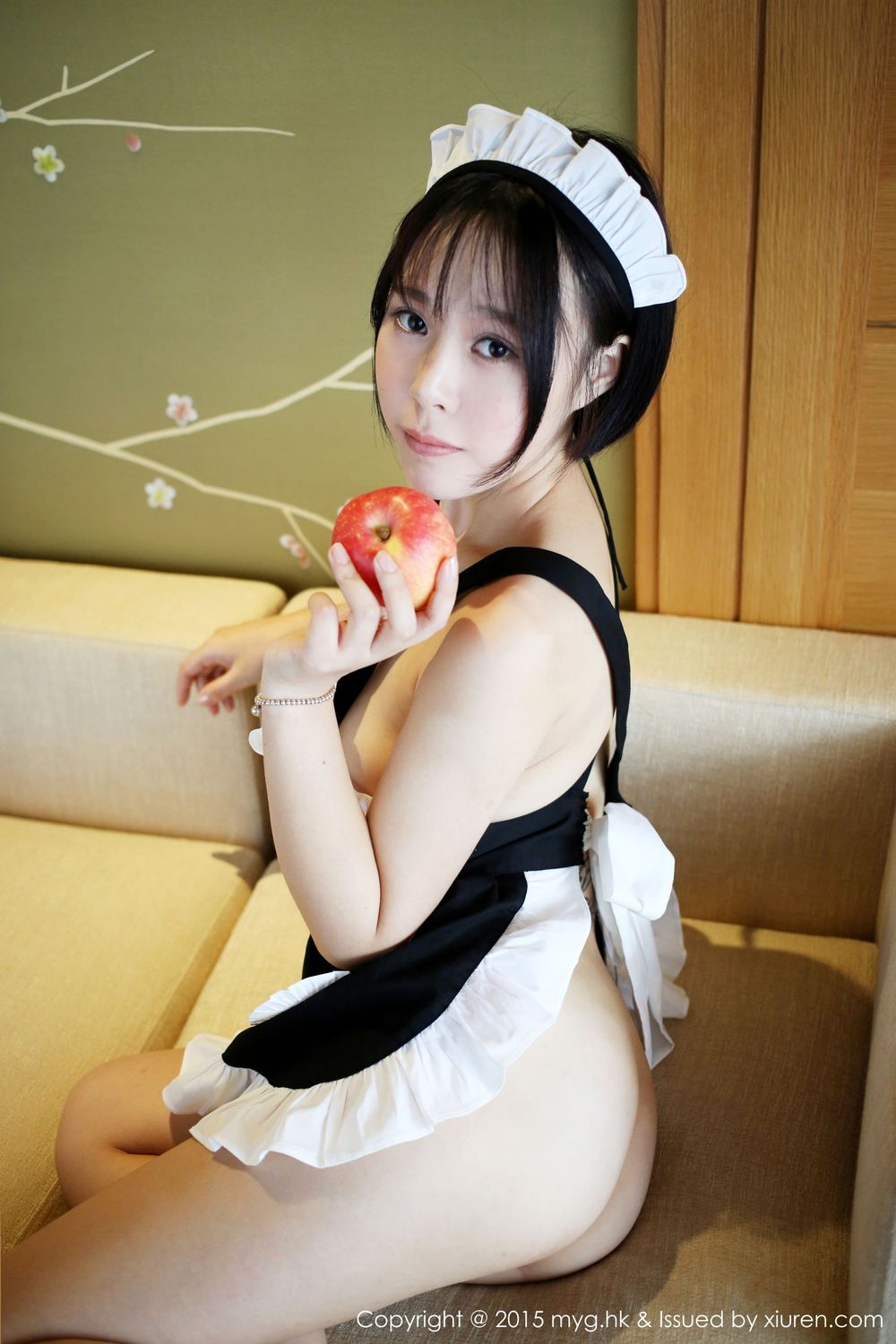 性感嫩模Evelyn艾莉 - 女仆厨娘装制服诱惑系列写真