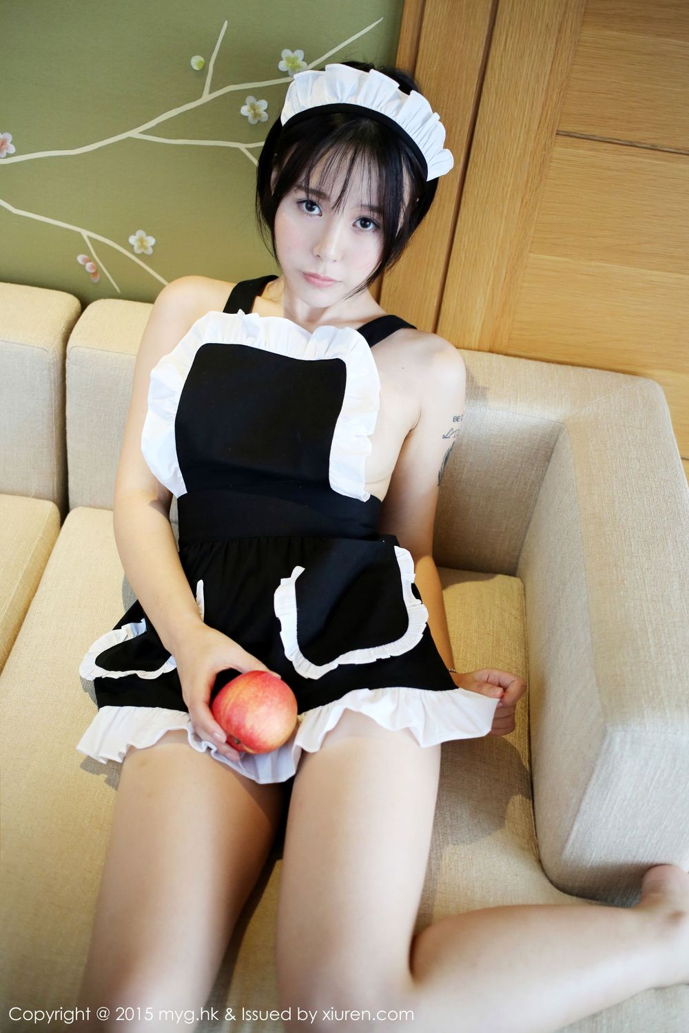 性感嫩模Evelyn艾莉 - 女仆厨娘装制服诱惑系列写真