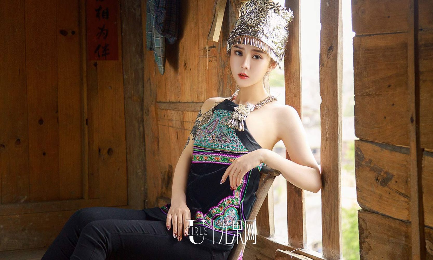 美女模特爱丽莎Lisa - 老寨新花主题性感写真