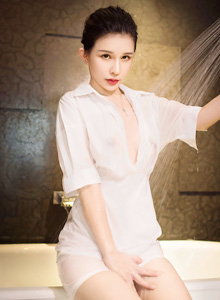 [XiuRen秀人网] 美女模特张雨萌 - 白衬衫+湿身诱惑系列浴室写真 No.2684