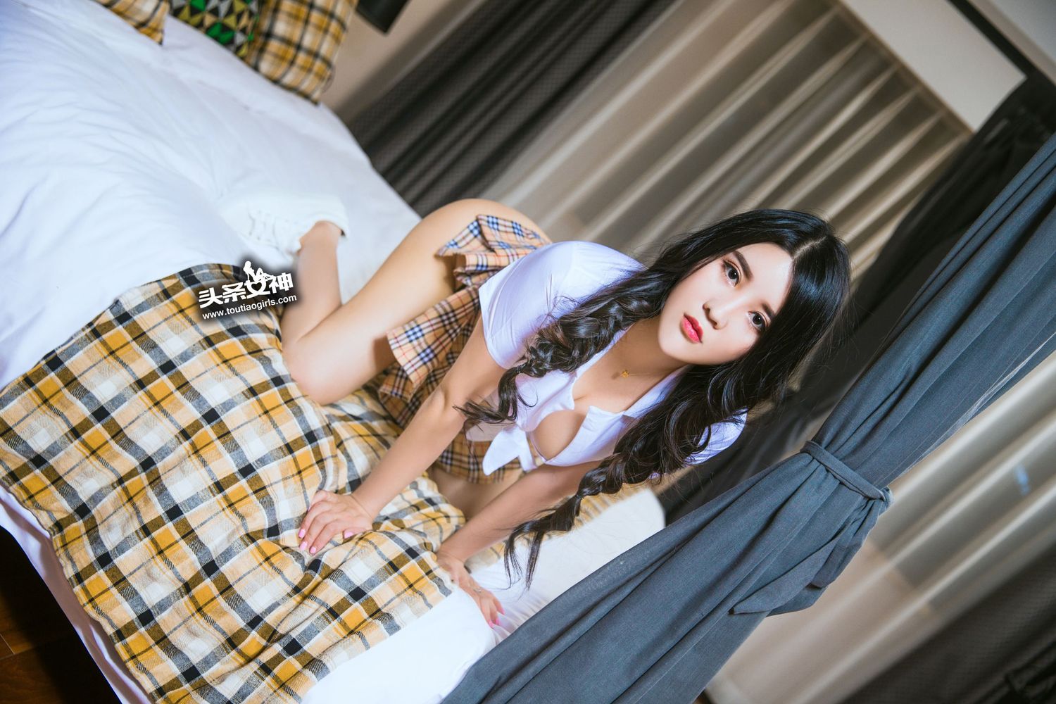 美女模特SukkiQ可儿 - 女子校生+学生制服性感写真